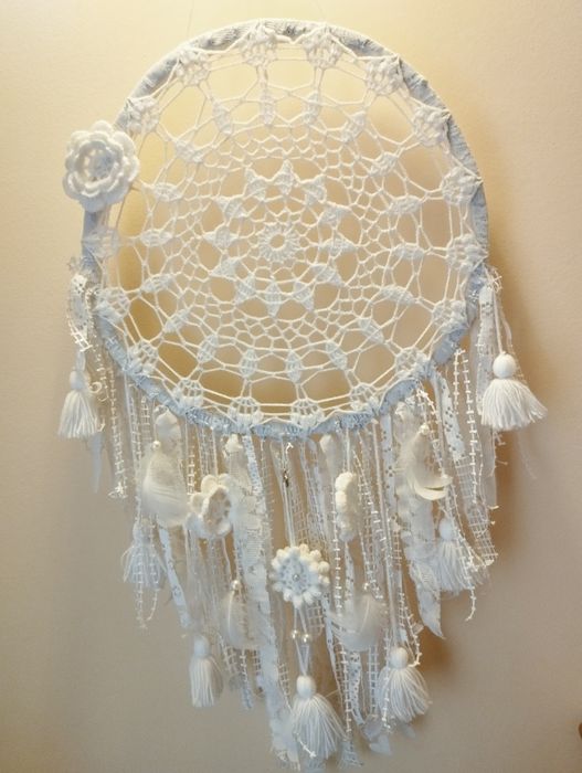 Duży łapacz snów ręcznie robiony