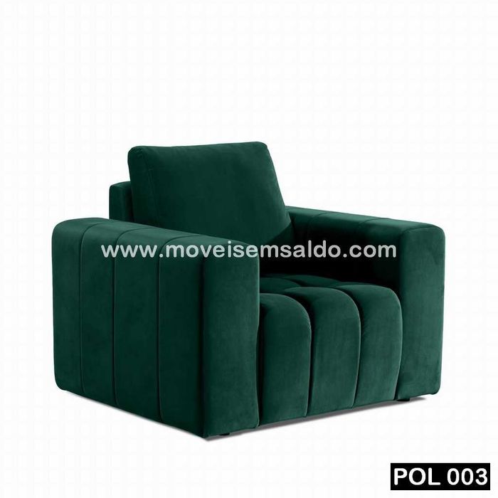 Cadeirões / Poltronas de Sala Estofadas - Todas medidas e cores.