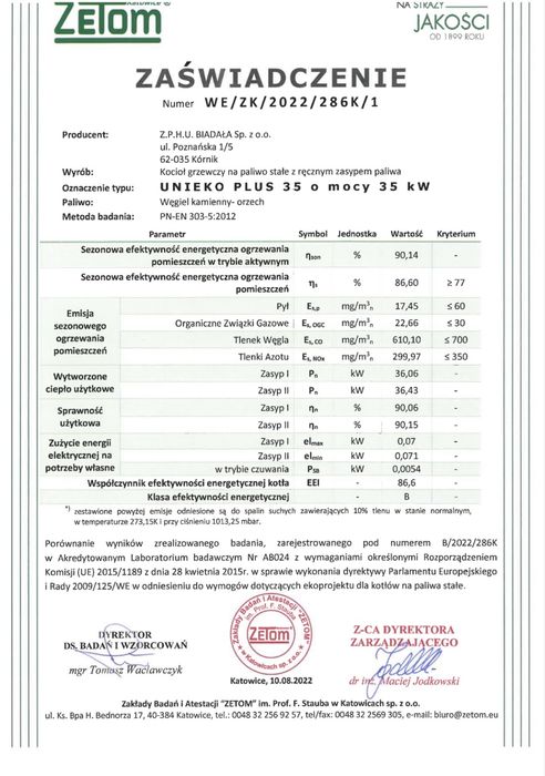 Kocioł na DREWNO WĘGIEL 35 kw do 310m2 Od Producenta Dostawa 0zł