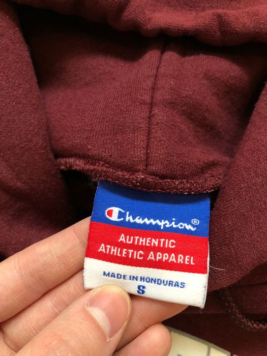Hoodie Champion University Of Massachusetts Vintage bluza