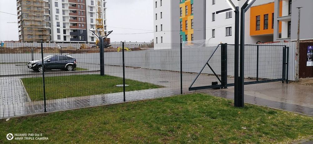 3D паркан у Дніпрі. Секційний паркан, ворота, хвіртки. Встановлення