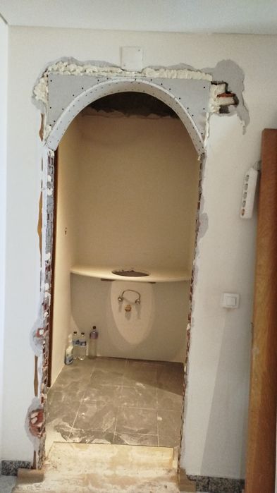 Barramento microcimento