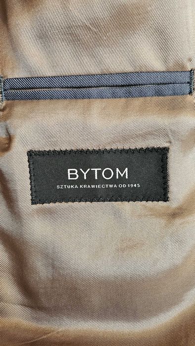 Marynarka BYTOM 176/96 – 100% Wełna Super 100's (Marlane) – Niebieska