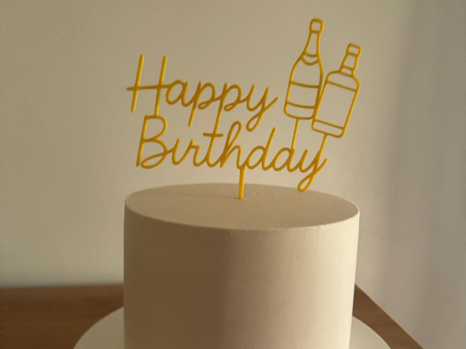 Топпер на торт декор