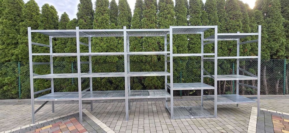 Regały magazynowe z demontażu pólka 70gł x 120 ocynkowany Metalsisem