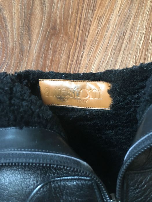 б/у мужские зимние ботинки Testoni 45р