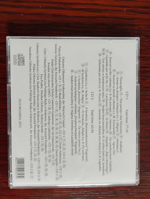 Unikat 2 CD Krzysztof Penderecki - To co najpiękniejsze. Very best of