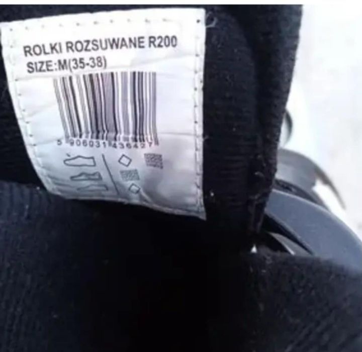 Rolki dziecięce rozsuwane 35-38