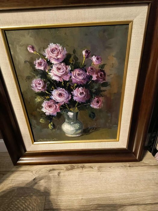 Obraz powojenny róże