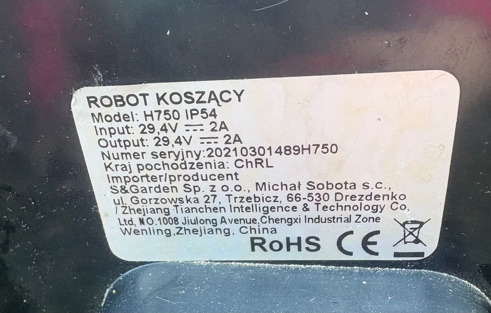 Robot koszący Gardenx - jak nowy - sprawny!