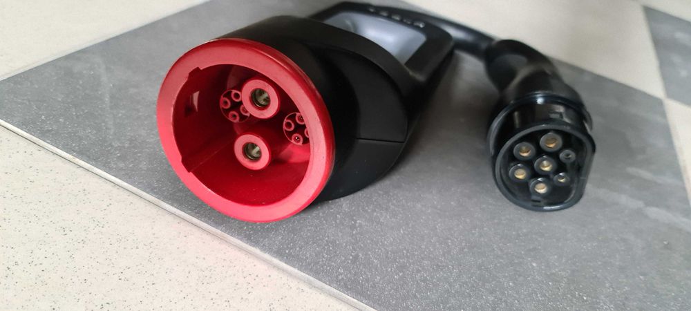 CHAdeMO адаптер Tesla EU быстрое зарядное устройство 50 кВт