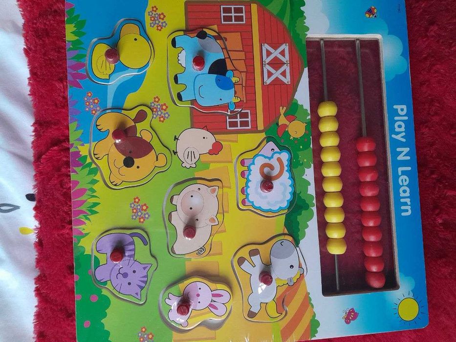 Пальчиковий лабіринт Classic. Від 2 років. Дерев'яні пазли-тваринки