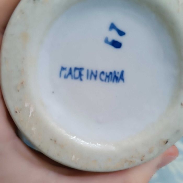 Vaso chinês pequeno como novo