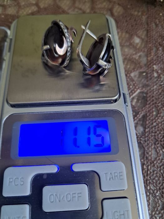 Срібні  сережки 925гр