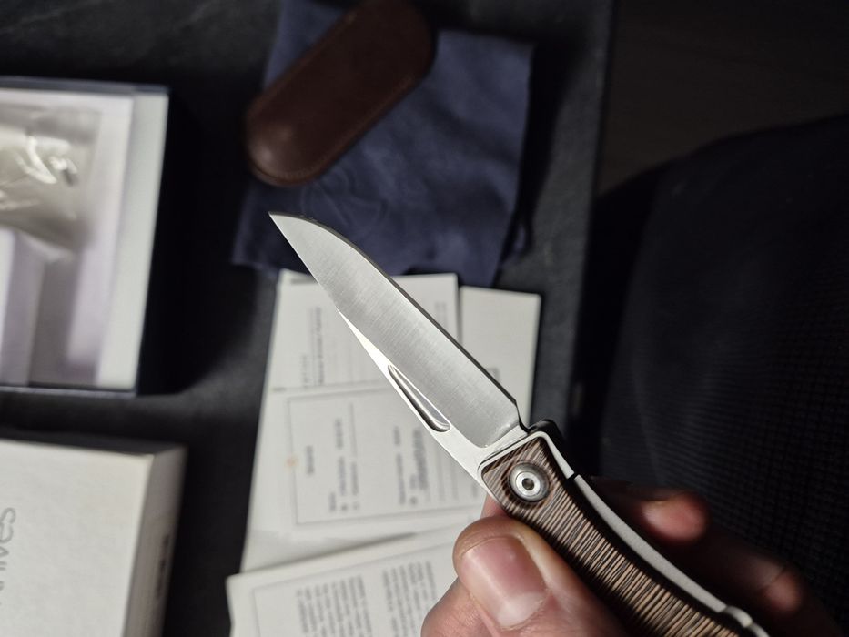 Chris reeve crk mandi striped platan nóż full set