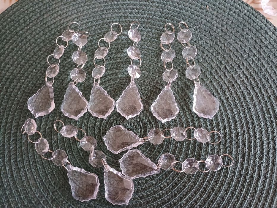 Akrylowe zawieszki do żyrandola - 10 szt