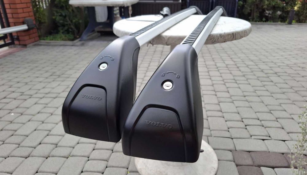 Oryginalny Bagażnik Dachowy Volvo V60 Bez Relingów Belki Thule