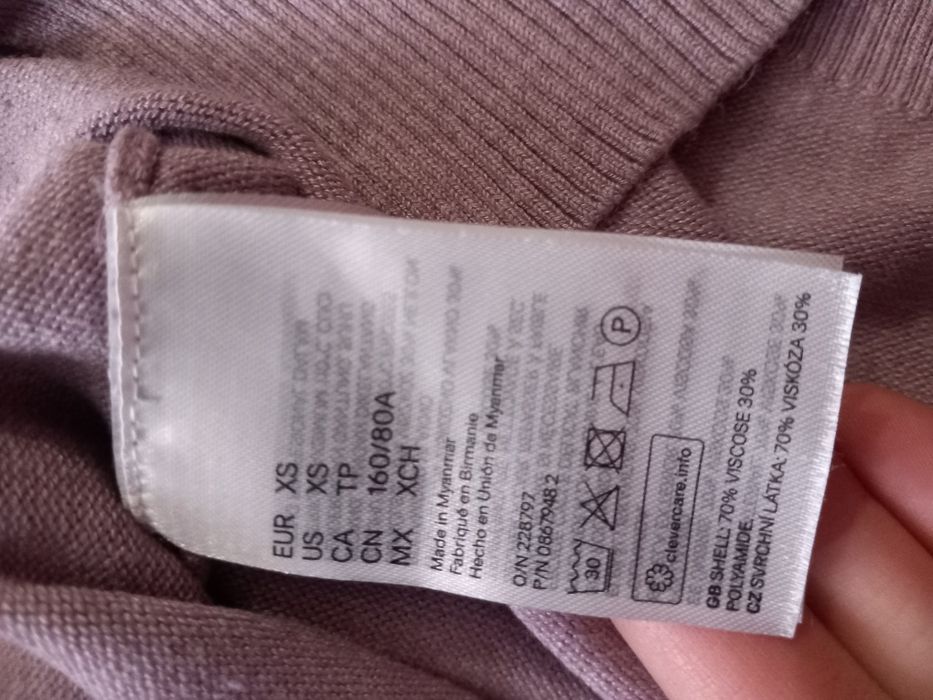 Sweterek różowy H&M
