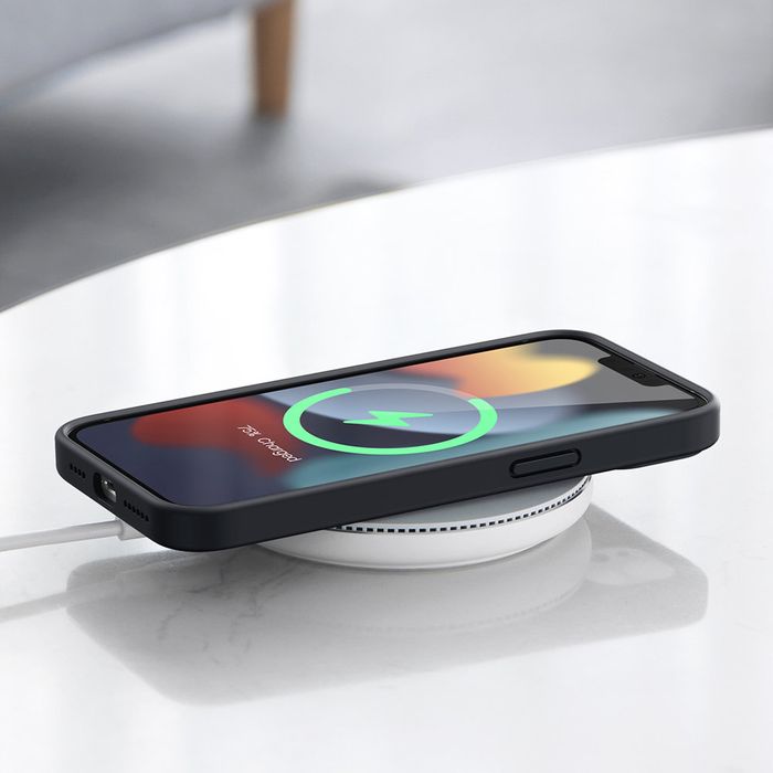 Gumowe elastyczne silikonowe etui pokrowiec iphone 13 pro czarny