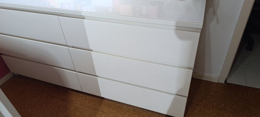 Cómoda 6 gavetas Malm Ikea
