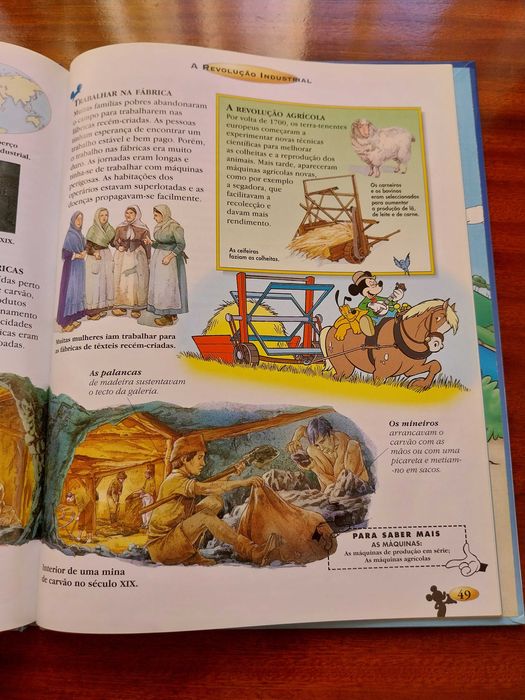 A História da Humanidade, Disney, livro didático / educativo