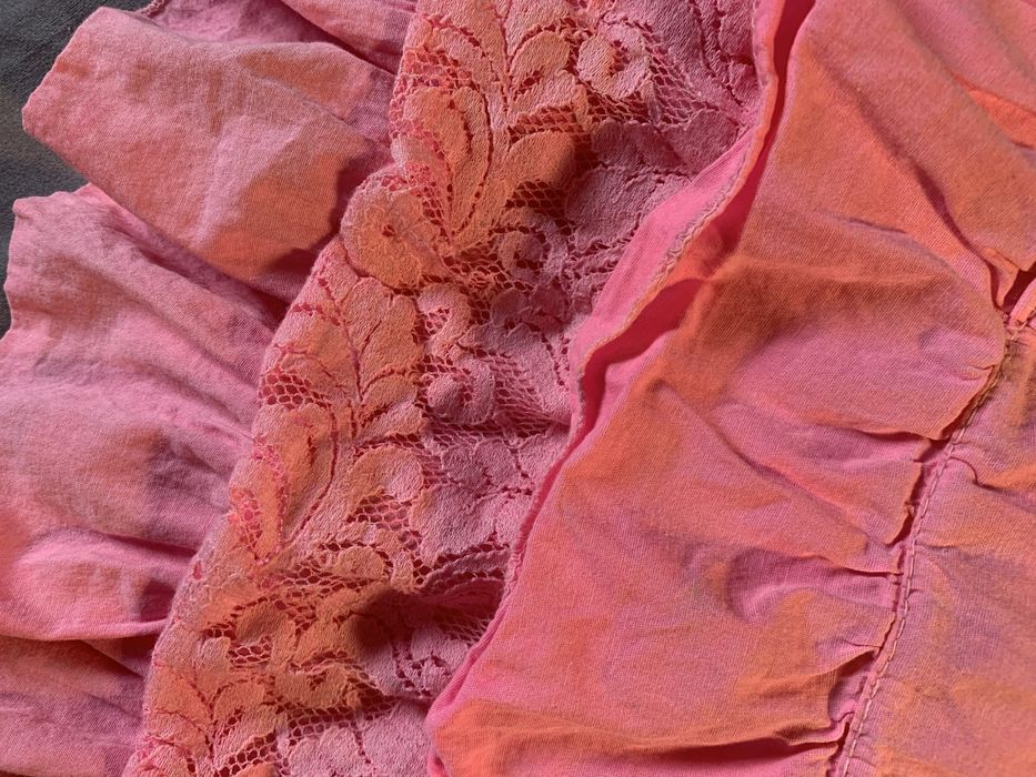 Madonna sukienka rozowa dziewczeca S XL costplay