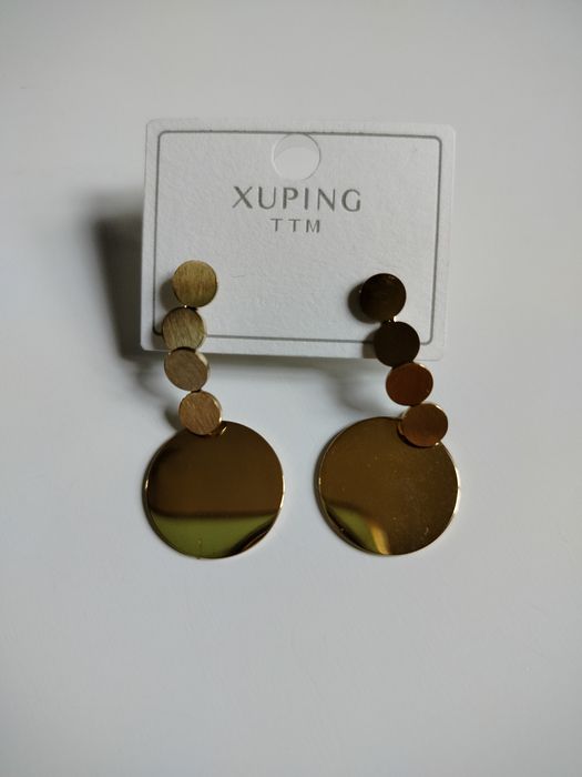 Kolczyki monetki xuping