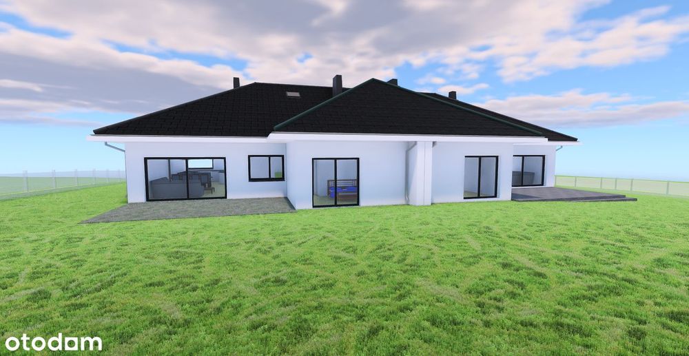 Nowoczesny dom parterowy z działką ok. 900 m² Opławiec | bez PCC