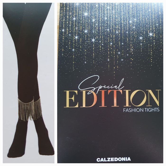 Nowe rajstopy Calzedonia s/m czarne dżety special edition