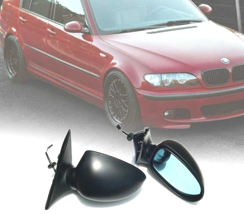 ESPELHOS RETROVISORES ELÉTRICOS BMW E46 98-03 CALEFACTABLES MANUAL LOOK M3