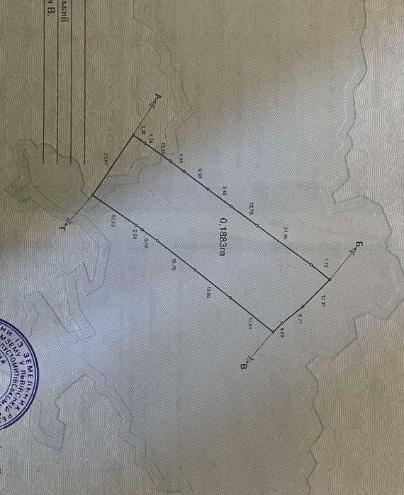 Продам ділянку 19сот в с. Давидів
