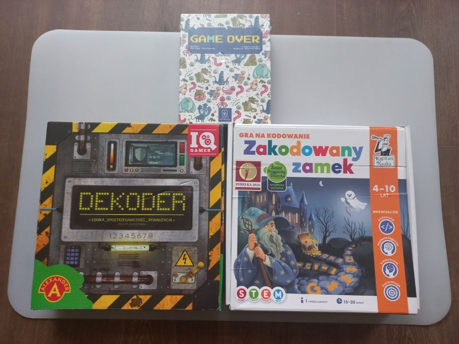 Nowa gra Game over i 2 gry do nauki kodowania