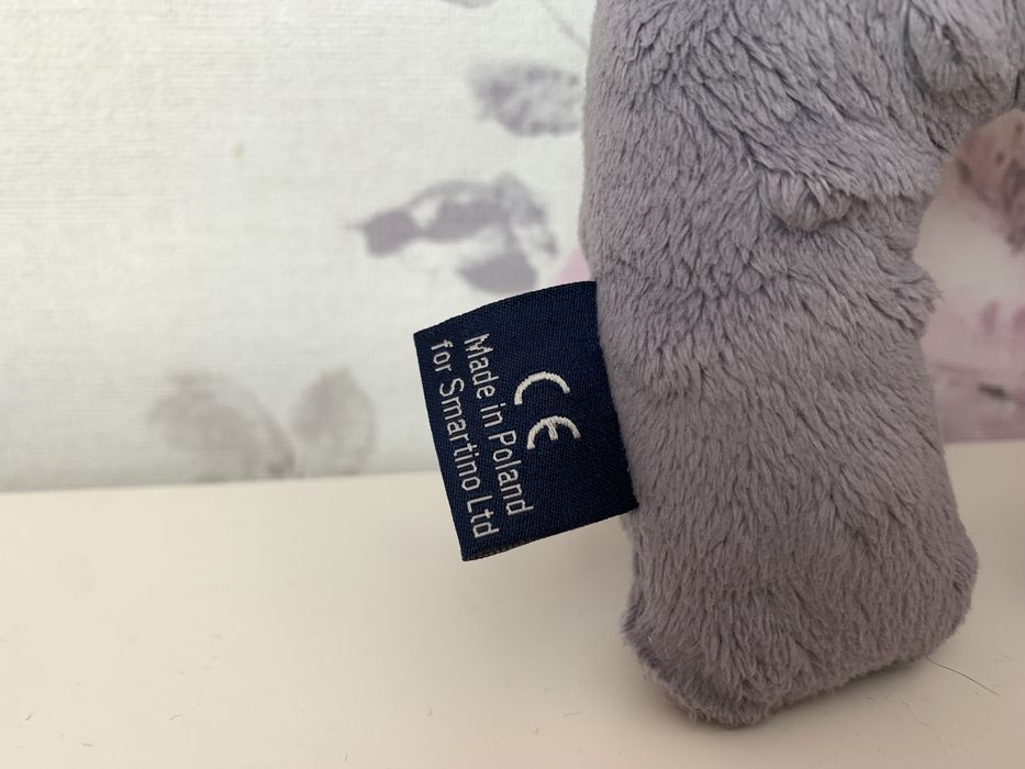 Szary Króliczek La Millou minky zabawka dla dziecka