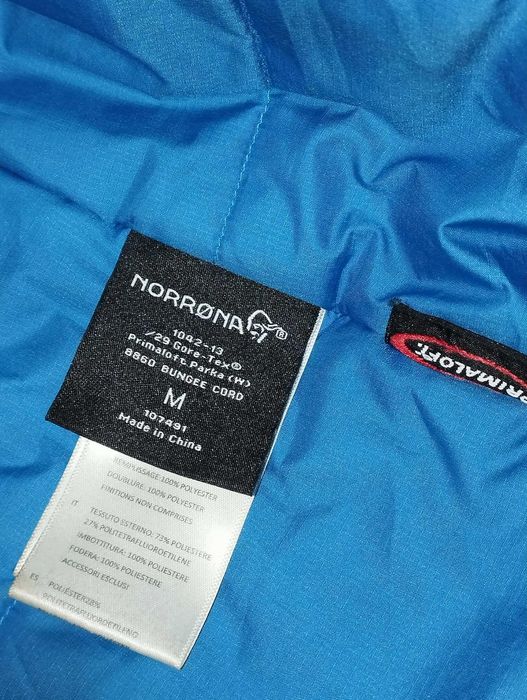 Norrona 29 Gore Tex Primaloft parka size M kurtka zimowa