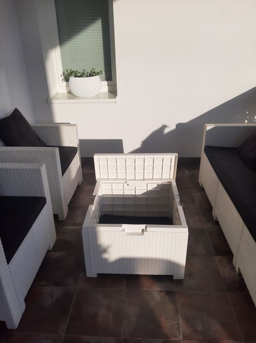 Meble ogrodowe !OKAZJA! technorattanowe sofa+2 fotele