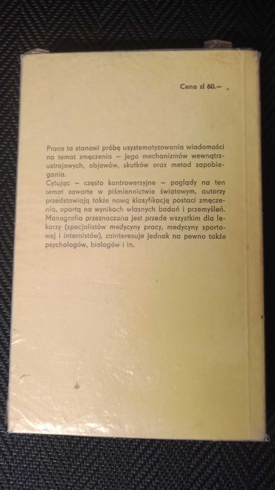 Zmęczenie jako problem współczesnej cywilizacji Zbigniew Jethona