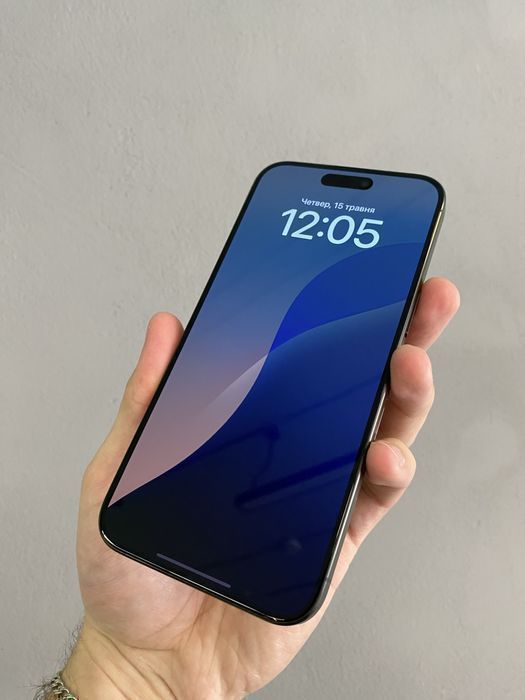 iPhone 15 Pro Max 256Gb Black Titanium Neverlock від Магазину