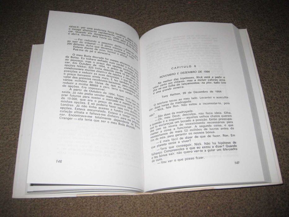 Livro "O Aventureiro da Bolsa" de Nick Leeson