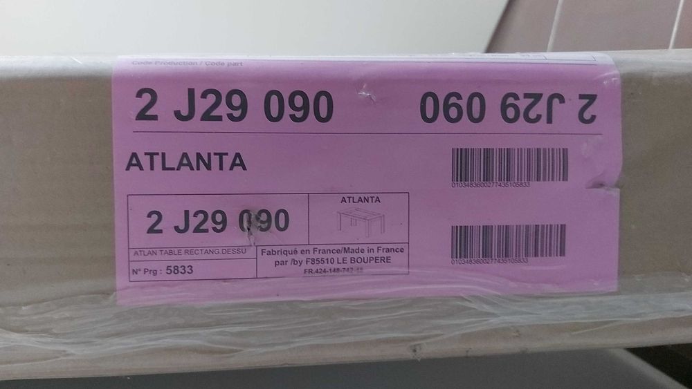 Móvel Conforama – 4 Mesas Retangulares Atlanta, Novas e em Caixa