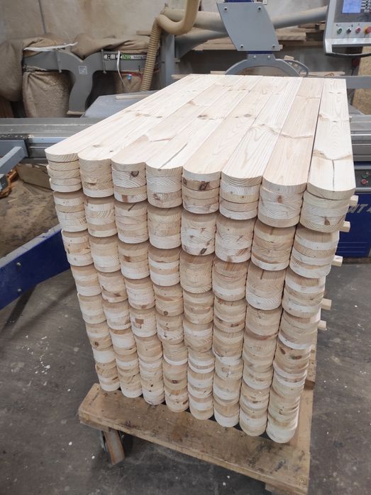 SOLIDNE DREWNIANE Sztachety Sosnowe Płot Ogrodzenie