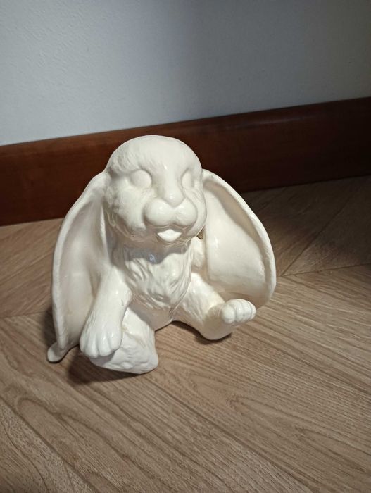 Zajączek figurka ceramiczna zając