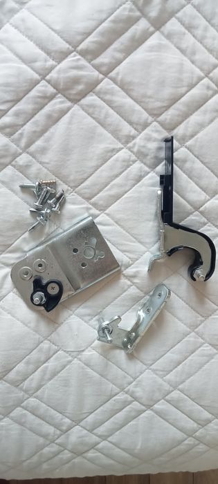 Zestaw mocowań, zawiasów do lodówki Samsung RB31FERNDBC