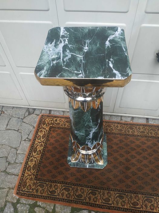 Ogromna kolumna ceramiczna złocona