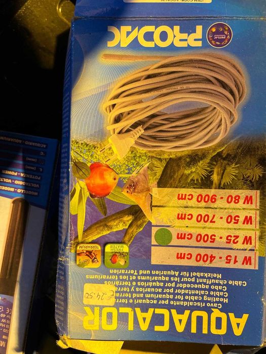 Vários artigos para aquários