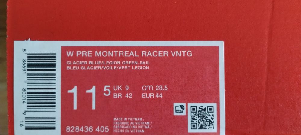 Buty Nike Pre Montreal Racer Vntage 44