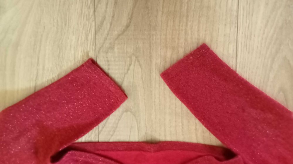 92 98 bolerko czerwone sweter sweterek dla dziewczynki święta