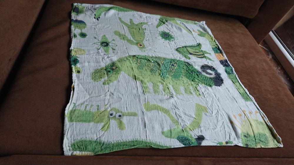 Dwa otulacze bambusowe 70x70 cm Lela Blanc