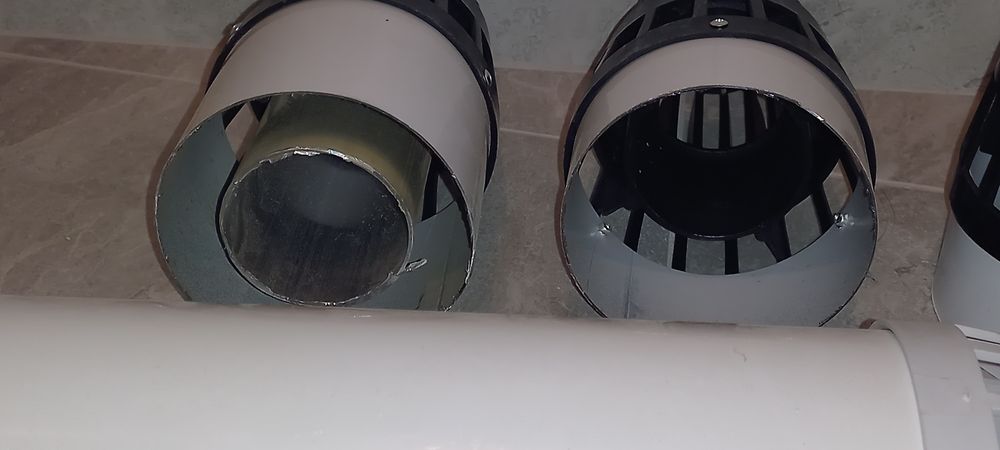 Коаксиальный дымоход к газовому котлу 60/100.Наконечник,прокладка.