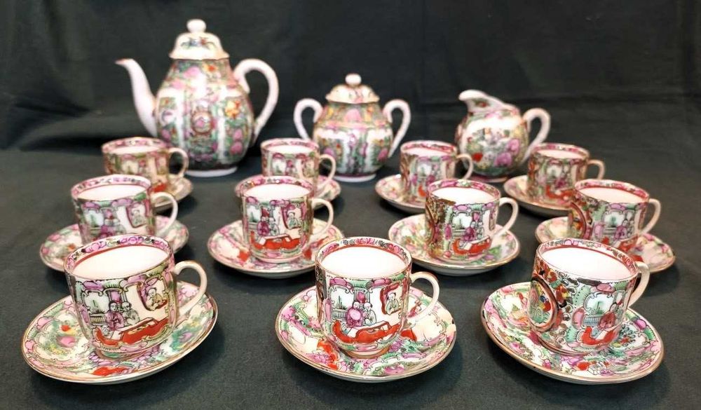 Serviço Café Chinês Rose Medallion
