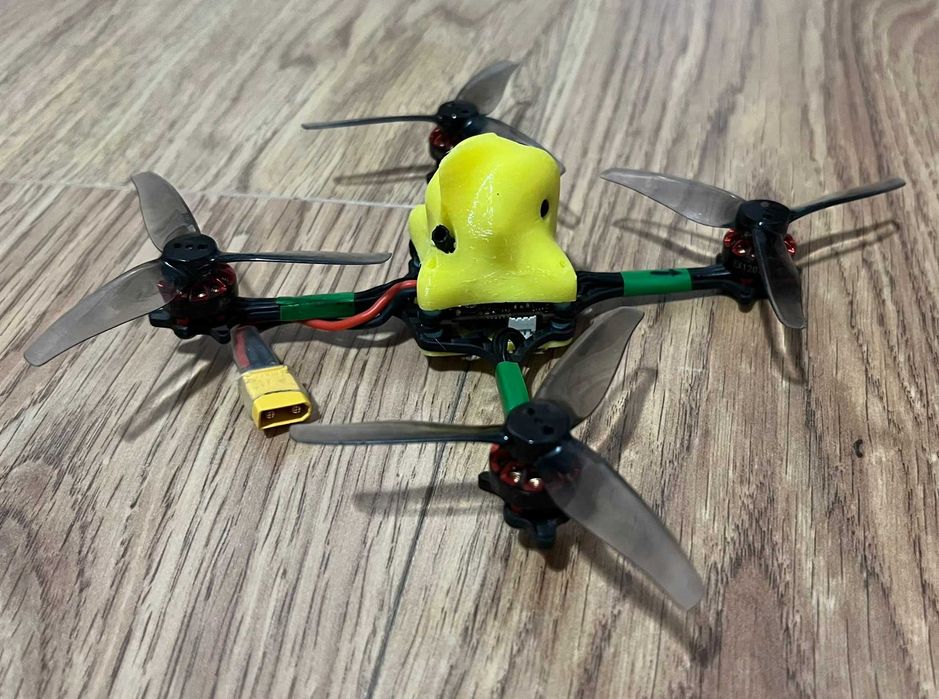 Happymodel Crux3 dron FPV toothpick ELRS 2,4 GHz analog 3 cale 2S